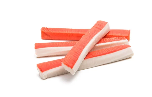 Crab sticks isolated — Stock Photo, Image