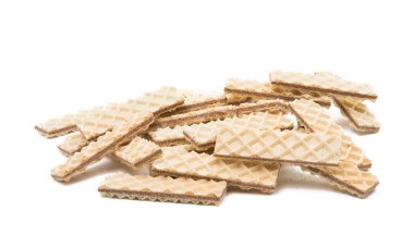 İzole waffle snack 