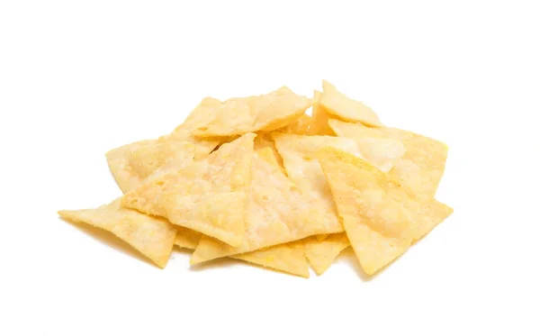 Chips triangulares isolados — Fotografia de Stock