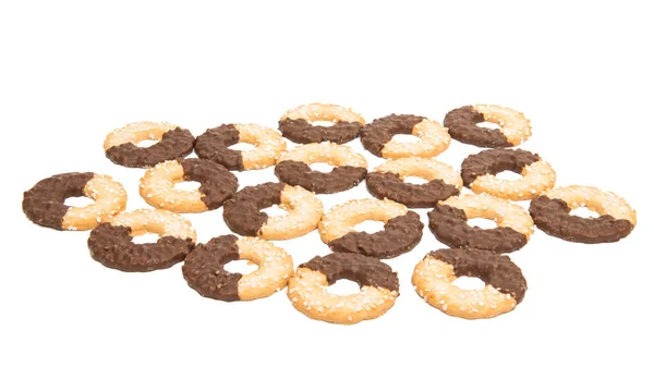 Kekse Ringe isoliert — Stockfoto