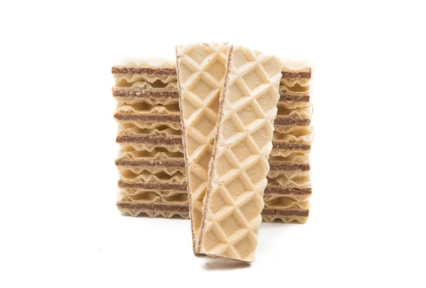 İzole waffle snack — Stok fotoğraf