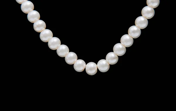 Perlový náhrdelník, samostatný — Stock fotografie