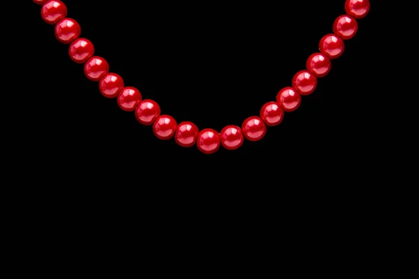 Collana di perle isolata — Foto Stock
