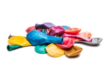 izole renkli balonlar 