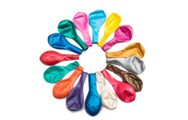 izole renkli balonlar 