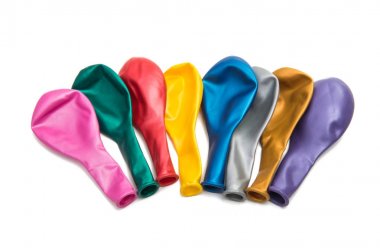 izole renkli balonlar 