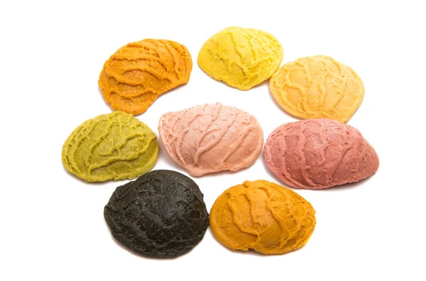 Isolato pasta italiana colorata — Foto Stock