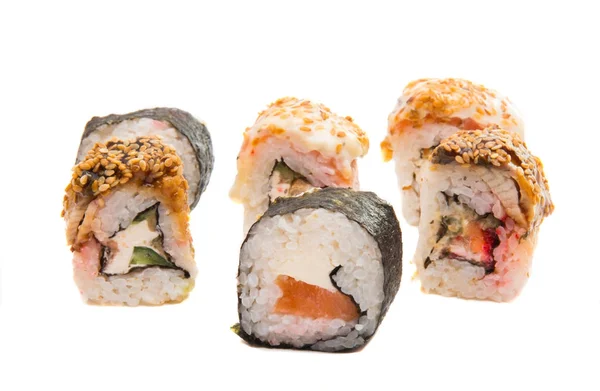 Sushi isolado — Fotografia de Stock