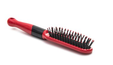 izole kırmızı tarak 