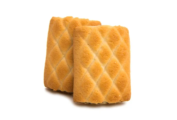 Koekjes met jam geïsoleerd — Stockfoto