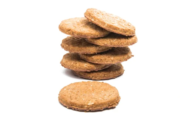 Biscoitos de cereais isolados — Fotografia de Stock