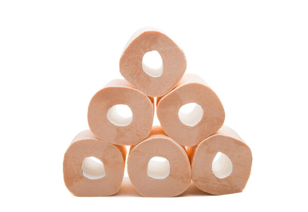 рулон туалетной бумаги изолирован
 