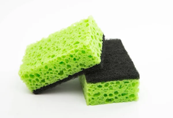 Kitchen sponges isolated — Stock Photo, Image