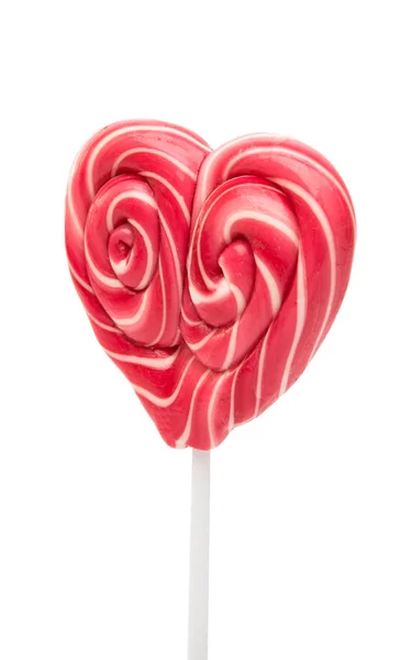 Lollipop heart candy — Stock Photo, Image