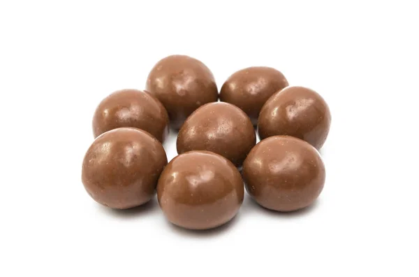 Chocolate drages isolated — Stock Photo, Image