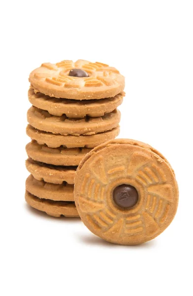 Μπισκότα διπλά κύκλος — Φωτογραφία Αρχείου