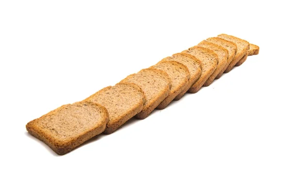 Toast fette isolate — Foto Stock