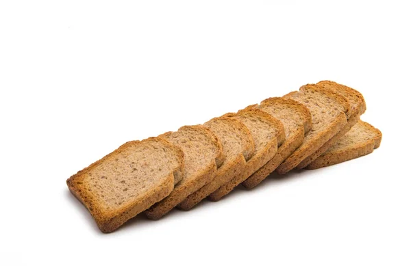 Roti panggang terisolasi — Stok Foto