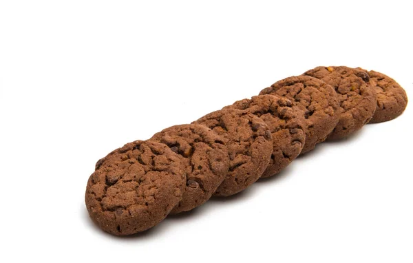 고립 된 초콜릿 비스킷 — 스톡 사진