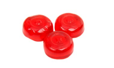 izole kırmızı lolipop 