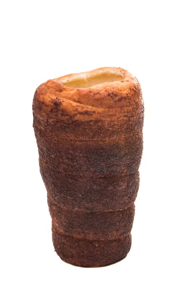 Czech Trdelnik isolated — Stock Photo, Image