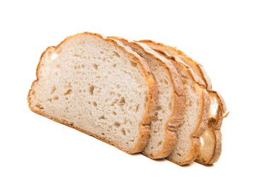 izole ekmek dilimleri 