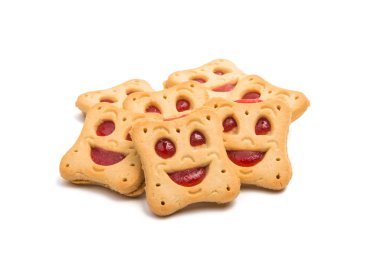 gülen yüz tanımlama bilgisi izole 