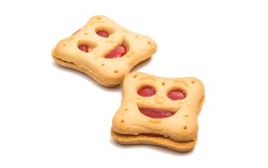 gülen yüz tanımlama bilgisi izole 