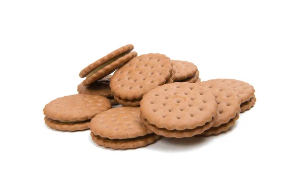 Подвійний печиво, ізольовані — стокове фото