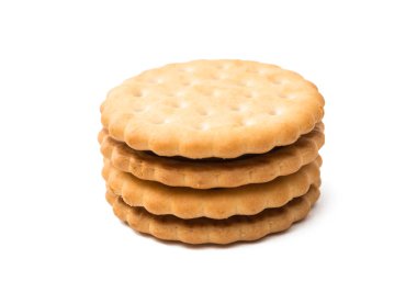 izole çift sandviç bisküvi 