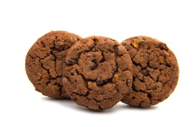 çikolata kurabiye izole 