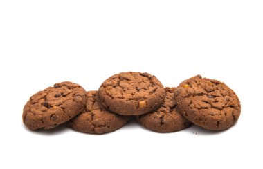 çikolata kurabiye izole 