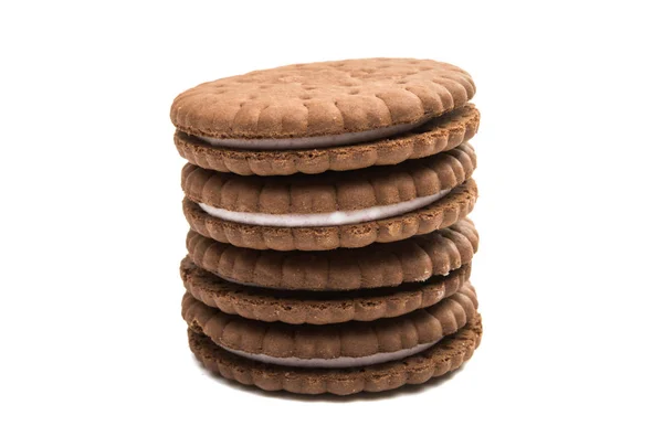 Double biscuit sandwich — Stock Photo, Image