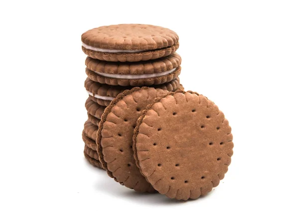 Sanduíche de biscoito duplo — Fotografia de Stock