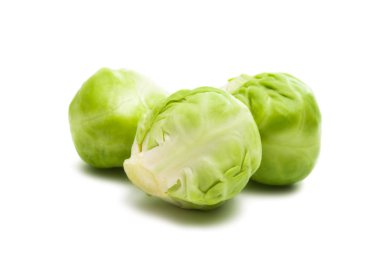 Brüksel lahanası izole 