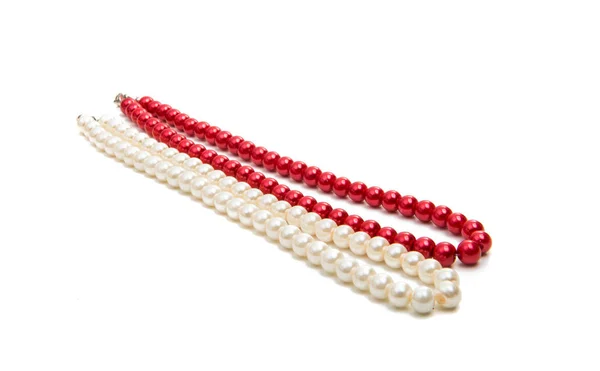 Beads Isolated White Background — Stock Photo, Image