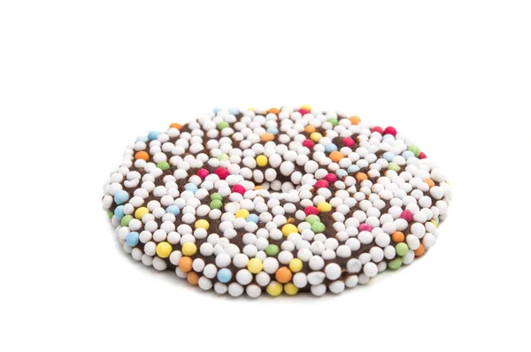 Kolorowe pierścienie czekolada — Zdjęcie stockowe