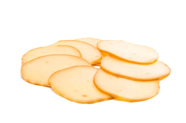 Cheese sliced isolated — Stock Photo, Image