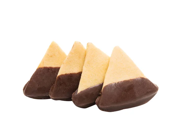 Shortbread cookie isolated — Stock Photo, Image