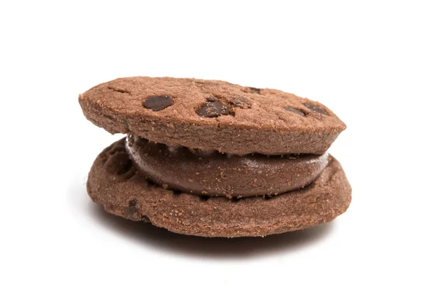 Čokoláda čip cookies s čokoládou — Stock fotografie