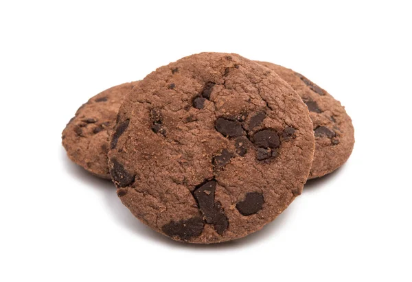 Çikolata ile çikolatalı kurabiye — Stok fotoğraf