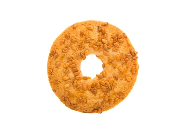 Sesame cookies isolated — Stock Photo, Image