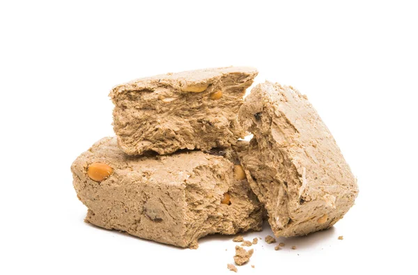 Halva 절연 견과류와 — 스톡 사진