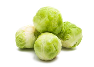 Brüksel lahanası izole 