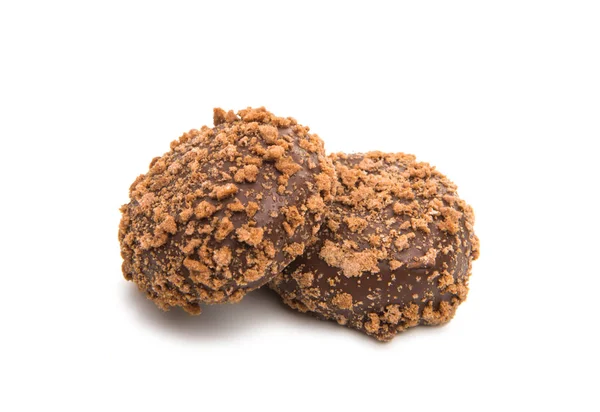 分離されたチョコレートのクッキー — ストック写真