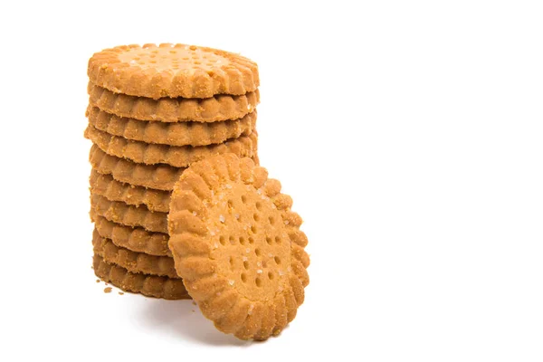 Runda cookie isolerade — Stockfoto
