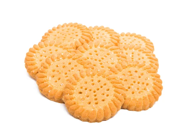 Butter cookies isolated — Stock Photo, Image