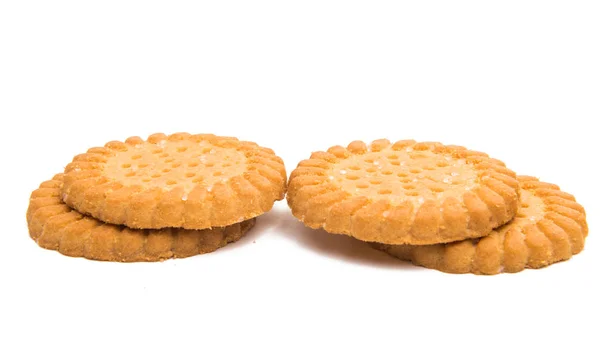 Biscuits au beurre isolés — Photo