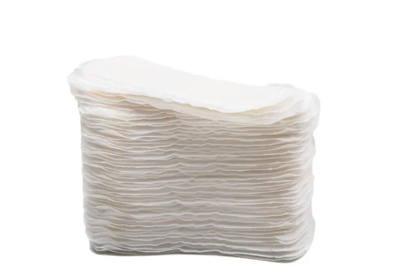 Stapel maandverband (of handdoeken of pads) — Stockfoto