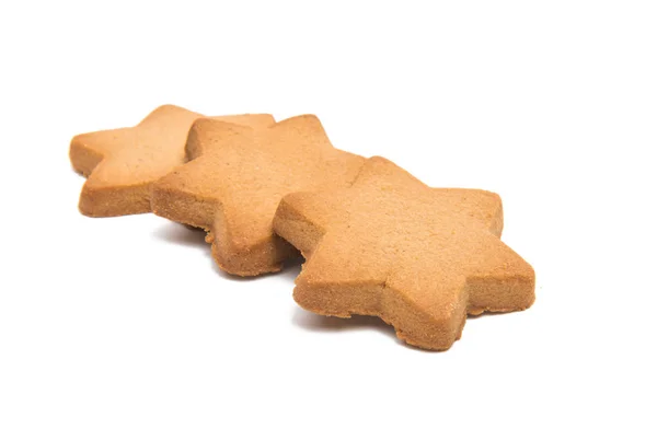 Cookie stjärnigt isolerade — Stockfoto